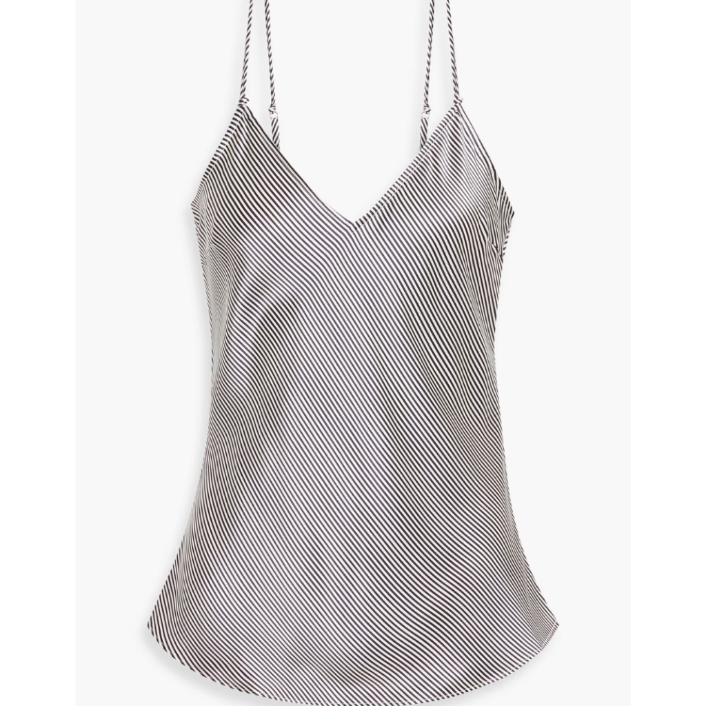 Frame 100 Silk Striped Camisole